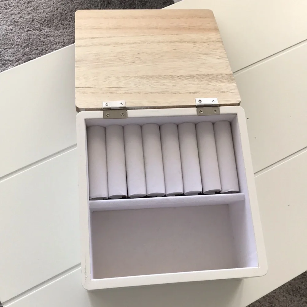 Rae Dunn Wooden Jewelry Box - Picture 3 of 5